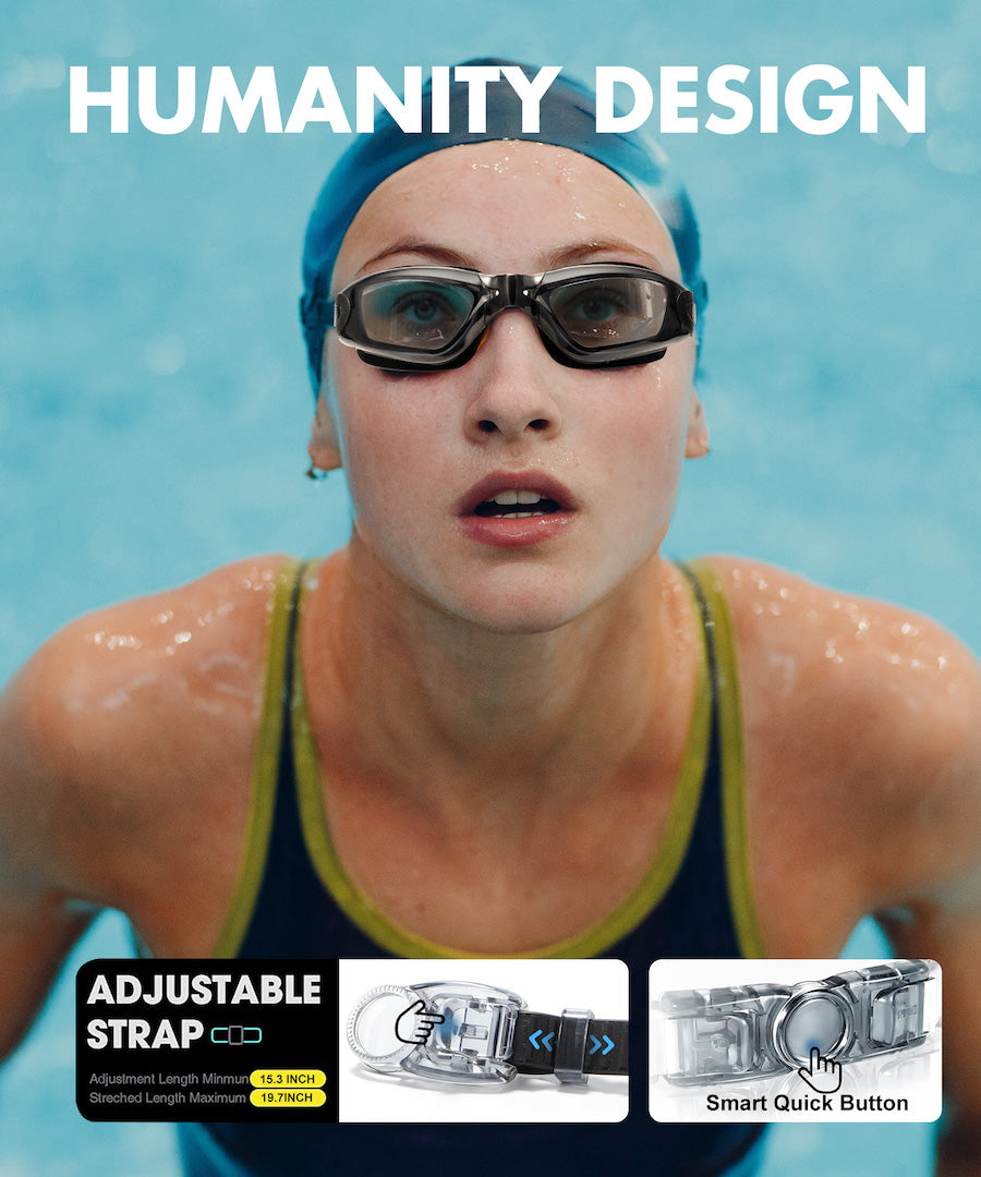 NSSIW Swim goggles with UV400